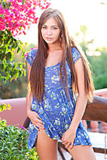 Girl strips out of her panties Girl strips out of her panties