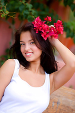 Natural busty beauty