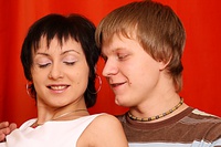 Sidor and lyalya on photo