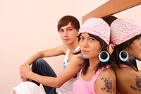 Milka and radich on photo