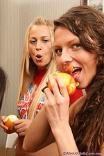 6 cute teen girls have very hot lesbian sex