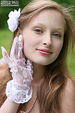 Aristocratic teen outdoors Aristocratic teen outdoors