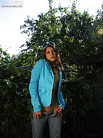 Girl in blue coatee Girl in blue coatee