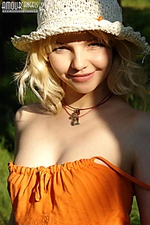 Cute blonde outdoors Cute blonde outdoors