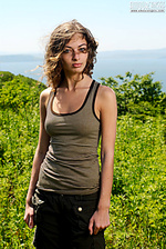 Awesome angel with a horse Awesome angel with a horse