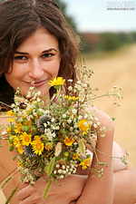 Well-tanned teen Well-tanned teen