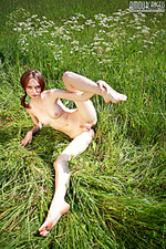 Teen poses outdoors Teen poses outdoors