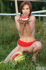 Teen in red dress Teen in red dress