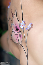 Nude body art Nude body art
