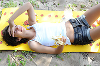 Lovely teen posing Lovely teen posing