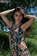 Tempting teen beauty