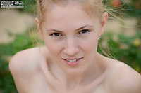 Adorable naked teen