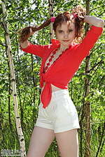 Teen on the nature Teen on the nature