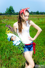 Gardener teen enjoy sun