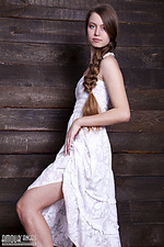 Sweet peasant teen girl