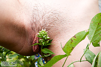 Naked in backyard Naked in backyard