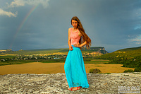 Hot red shaved pussy