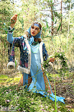 Cute babe teasing outdoor