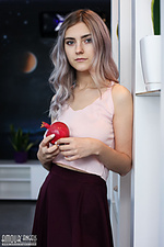 Slim girl posing naked Slim girl posing naked