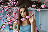 Slim brunette posing nude Slim brunette posing nude