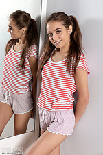 Sexy model stripping