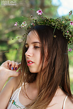 Stunning model outdoors Stunning model outdoors