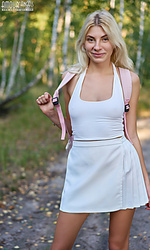 Adorable teen blonde