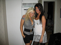 Juicy hottie showing her boobs