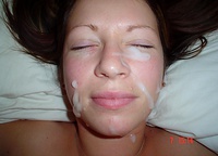 Sexy chicks with my hot sperm covering their sweet faces