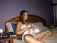 Sweet cuties showing their amenities