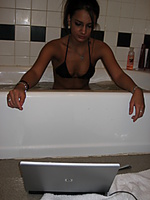 Sexy brunette with fantastic body