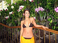 Sexy brunette with fantastic body