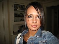 Sexy brunette with fantastic body