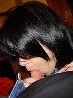 Amazing gal sucking my tasty cock and stripping her body Amazing gal sucking my tasty cock and stripping her body