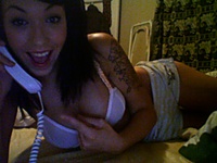 I made these pictures while skyping my ex