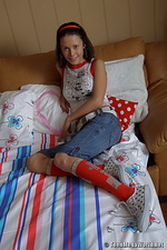 Her wet pussy hole is craving for nasty fucking