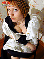 Russian schoolgirl teasing