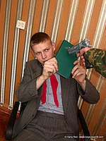 Twinks play soldiers