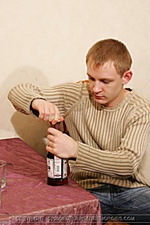 Masha getting dead drunk and taking two cocks