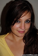 My beautiful ex gf demonstrated her natural tits on camera