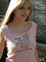Happy easter from the sexy blonde teen jana rocks