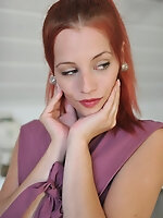 Softcore redhead girl folio outdoors perfect bodies girl folio glamor