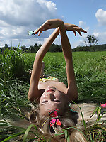Sex appeal teen model takes off her clothes slow giving us a chance of examining her body.