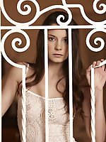 Rilee marks makes use of her ruby studded pink vibrator and watches herself masturbate.