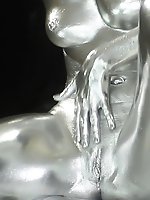 Sparks and fireworks surely fly when spark man and his latest creation chrome girl join together for a sizzling hot scene that will surely set your li