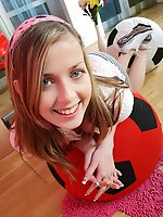 Sometimes i imagine that i`m a big adult star in my first movie. I slip out of my clothes slowly and puff out my perky titties for the camera and i al