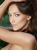 Anna aj's magnificent slender physique with round perky breasts and enviable long, svelte legs stand out against the deep green foliages and lush Anna aj's magnificent slender physique with round perky breasts and enviable long, svelte legs stand out against the deep green foliages and lush