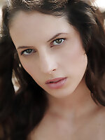 Sexy insanely beautiful, kamlyn, poses in a tropical paradise and shows off her soft pink labia, supple breasts with lovely pink nipples and wonderful