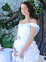 On a precious day this super cute brunette teen decided she will take off her wedding clothes to show her flawless body. On a precious day this super cute brunette teen decided she will take off her wedding clothes to show her flawless body.