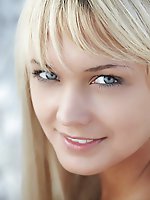 Barefoot and naked, lada shamelessly displays her nubile body in the open.